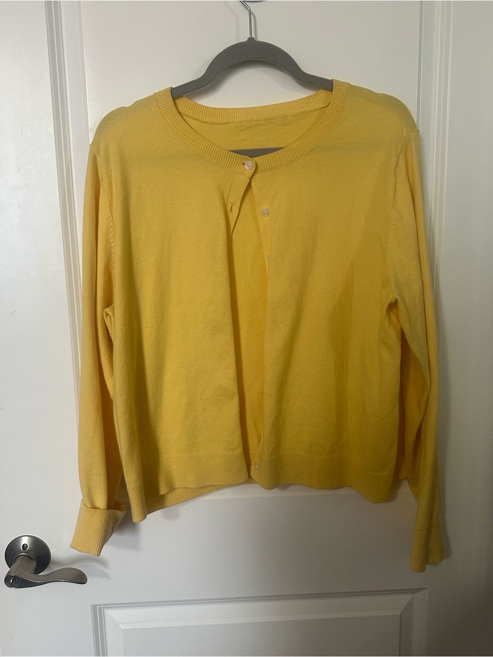 Yellow Button-Up Cardigan from old navy